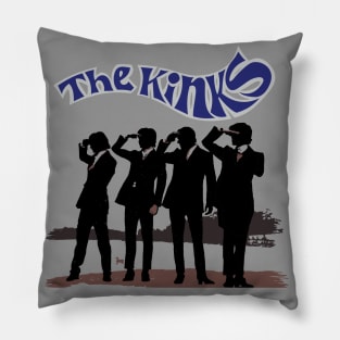 The Kinks Band Pillow