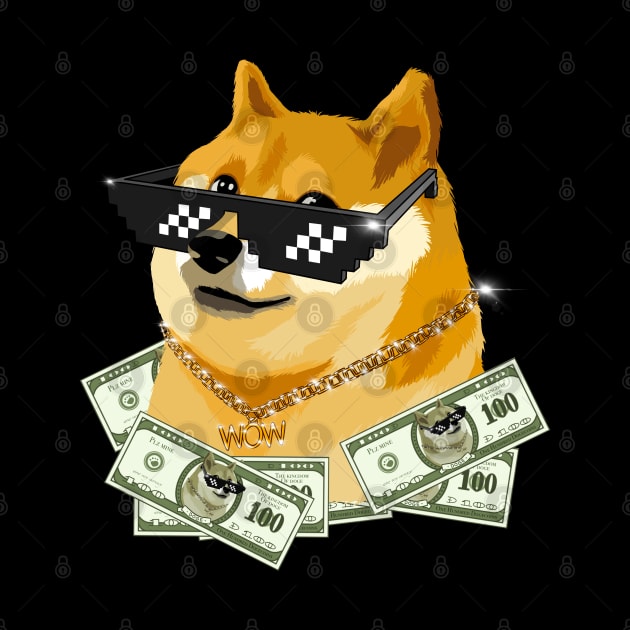 DogeCoin Doge by X-TrashPanda