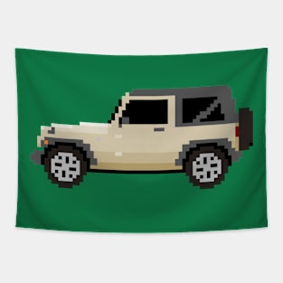 Jeep Wrangler Pixelart Tapestry