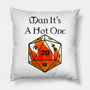 Smooth Dungeons and Dragons D20 Fireball Pillow