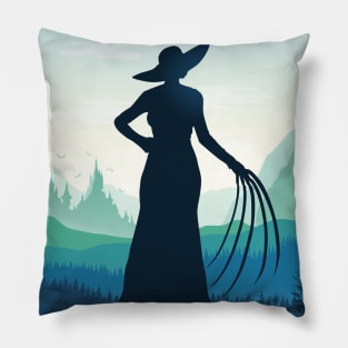 Lady Dimitrescu In Blue Pillow