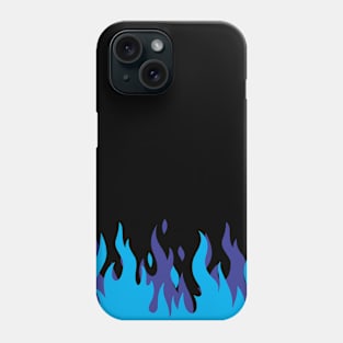 Azure Blue Flame Phone Case