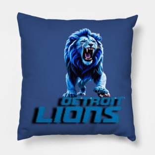 detroit lions Pillow