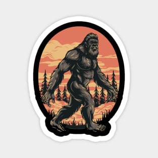 bigfoot  heart valentines day Magnet