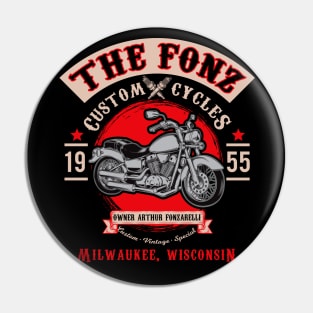 The Fonz Custom Cycles Pin