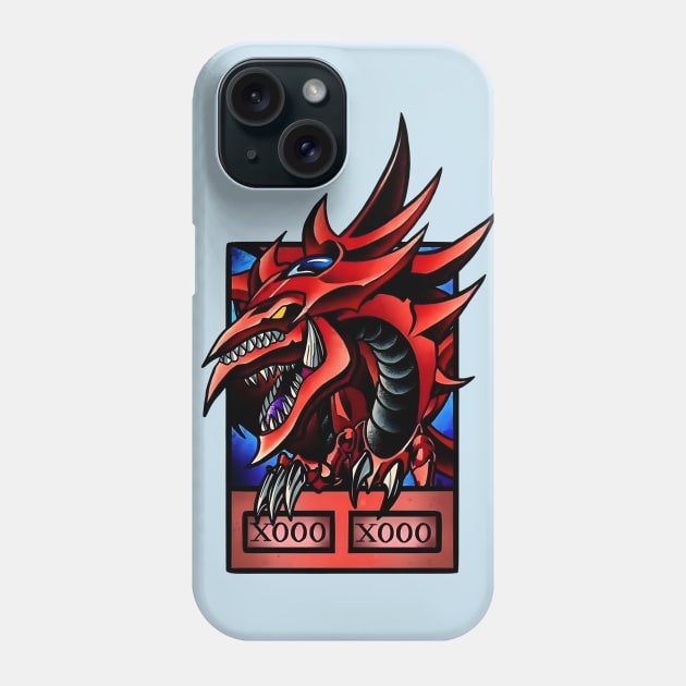 slifer the sky dragon Phone Case by primemoment