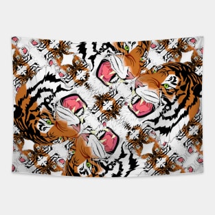 Big cat face Tapestry