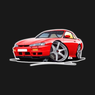 Nissan 200SX S14 Red T-Shirt