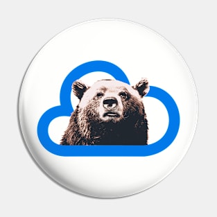 Bear in Cloud Pin