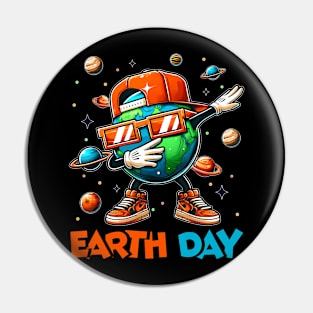 Earth day dabbing 2024 Pin