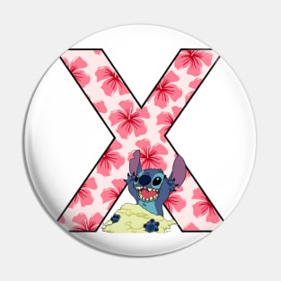 Stitch letter Pin