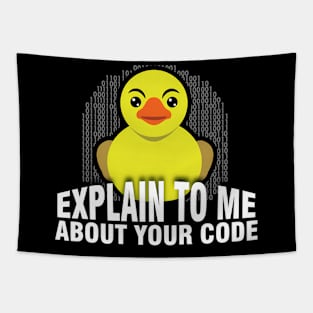Explain To Me Rubber Duck Debug Debugging Programmer Tapestry
