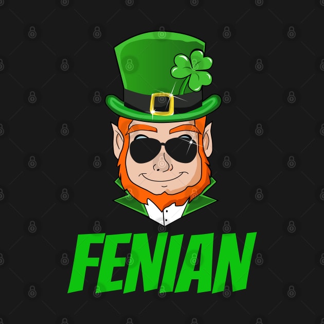 Funny Saint Patricks Day Fenian Leprechaun by BansheeApps