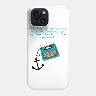 Writing in my anchor Phone Case