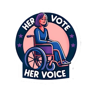 Representation Matters - Your Vote Matters Her Vote her Voice T-Shirt