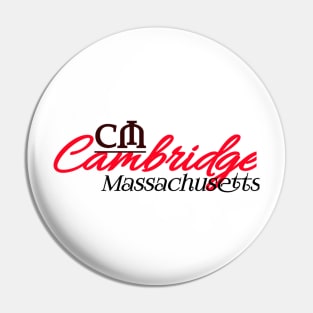 T-shirt Cambridge Massachusetts Pin