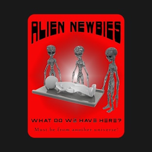 Alien Newbies - Red and Black T-Shirt