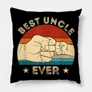 Uncle Ever Fist Bump Uncle Fathers Day Pillow