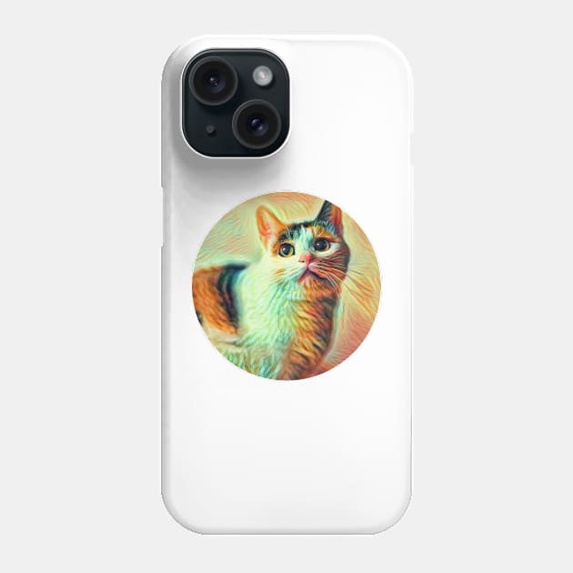 Active floppy cat Phone Case by GoranDesign