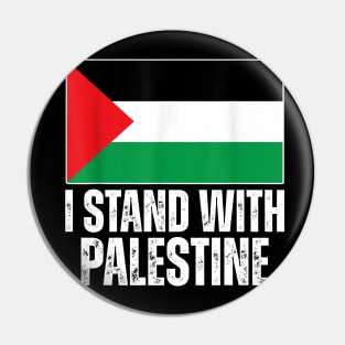 I Stand With Palestine Pin