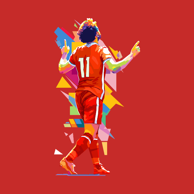 Salah goal celebration wpap style by giltopann