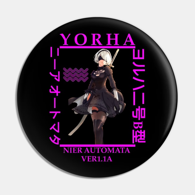 YoRHa 2-gou B-gata Nier Automata Pin by HammiltenJohn