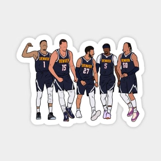 MPJ, Jokic, Murray, KCP & Air Gordon Magnet