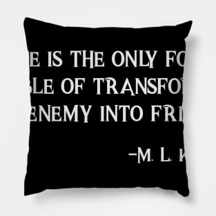 Martin Luther King Quote Freedom Protest MLK Gift Pillow