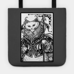 Brave Cat Warrior Tote