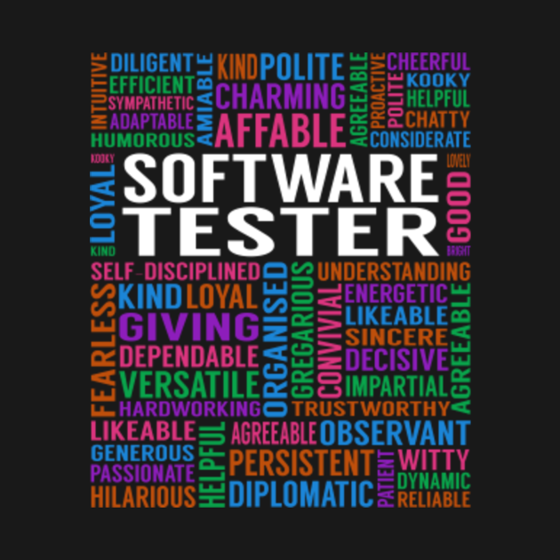 software tester t shirt