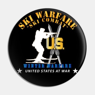 Ski Warfare - Ski Combat - Winter Warfare Pin