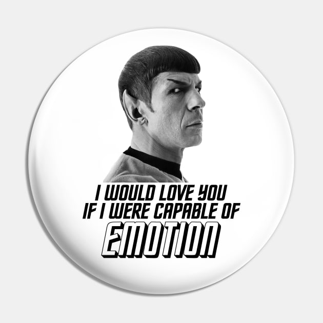 STAR TREK - love and emotion Pin by ROBZILLA