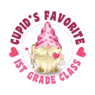 Cupid's Favorite 1st Grade Class T-Shirt