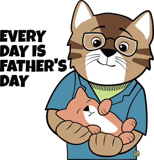 Everyday is Father's Day Kids T-Shirt by Sue Cervenka