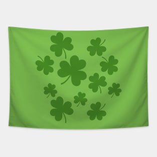 St Patrick's Day Shamrock Clover Pattern Tapestry