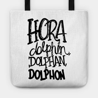 TIME dolphin, dolphan, dolphon Tote