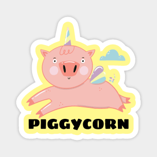 Piggycorn - Pig Pun Magnet