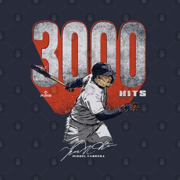 Miguel Cabrera Detroit 3000 Hits by Jesse Gorrell