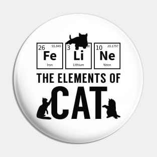 The Elements Of Cat Pin