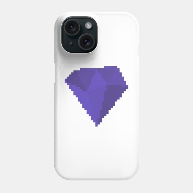 Alexandrite Gem Pixel Art Phone Case by christinegames