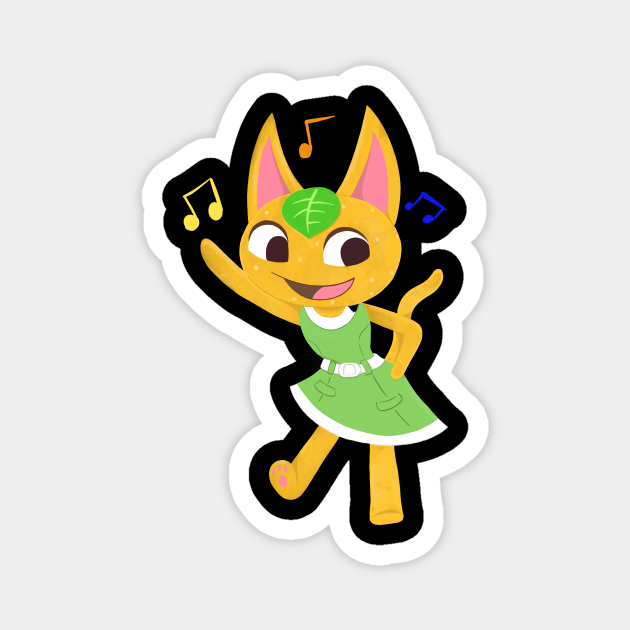Musical Tangy - Animal Crossing New Horizons - Magnet | TeePublic Musical Tangy - Animal Crossing New Horizons - Magnet | TeePublic
