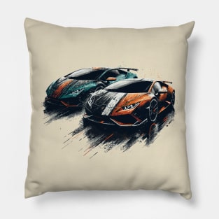 Lamborghini huracan Pillow