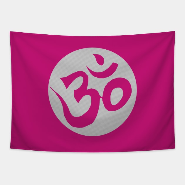 Sacred Spiritual Awakening Om Symbol Tapestry by PlanetMonkey