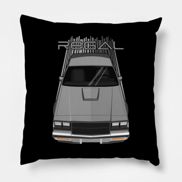 Buick Regal 1981-1987 - gray Pillow by V8social