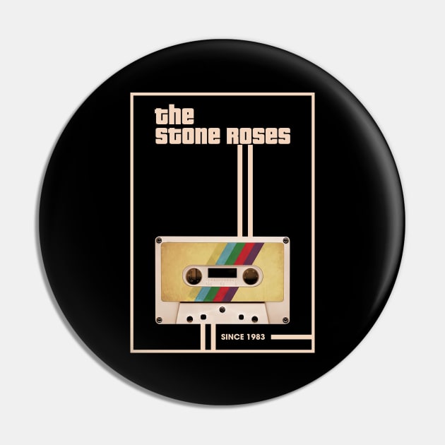 The Stone Roses Music Retro Cassette Tape Pin by Computer Science