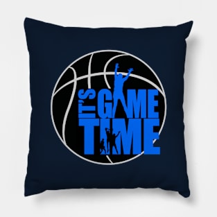 It's Game Time - Blue Pillow