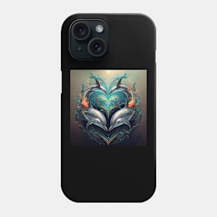 Dolphin Hearts Of Love 10 Phone Case