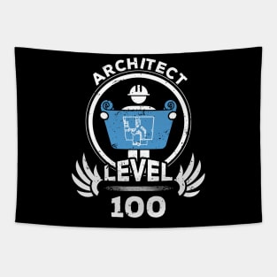 Level 100 Architect Gift For Architect Graduate Tapestry