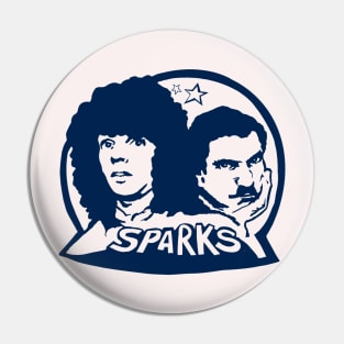 Vintage 1970s Sparks Shirt Recreation Pin
