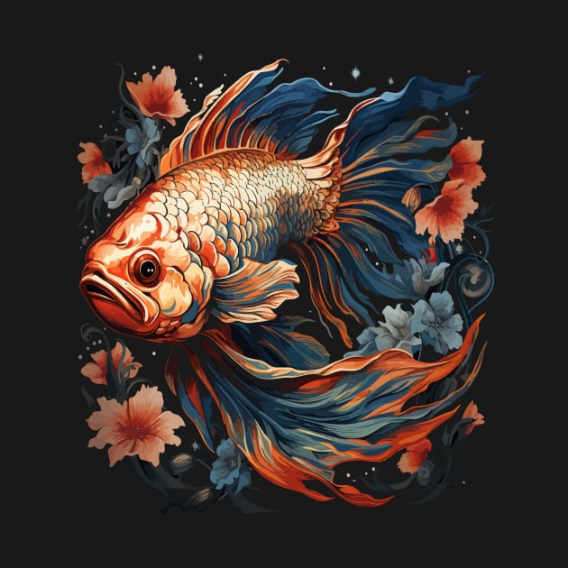 Patriotic Goldfish by JH Mart